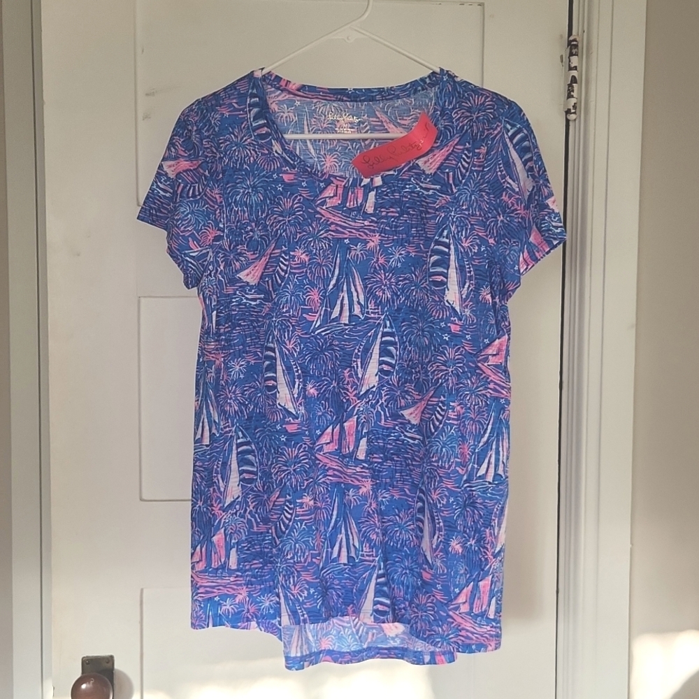 Lilly Pulitzer Etta Scoopneck Top